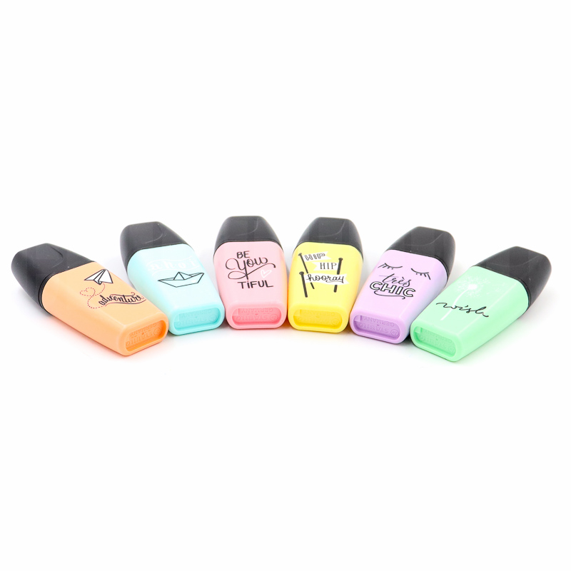 Marcatextos Stabilo Mini Boss Pastel Love X 6 Colores