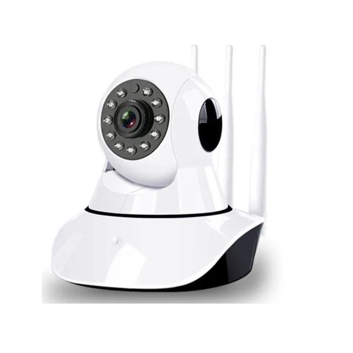 Cámara de Seguridad 360  IP Wifi HD 1080mp sensor movimiento y visión nocturna 3 Antenas 