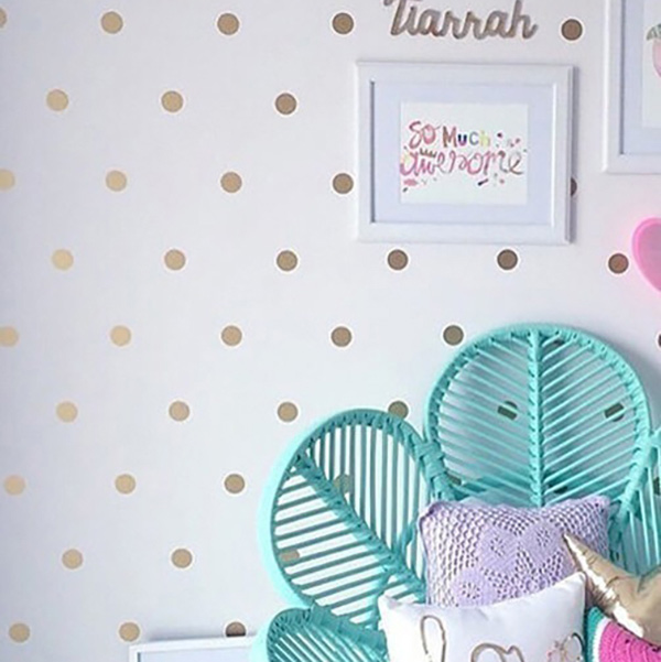 Vinilo decorativo círculos dots 100pz de 5cm