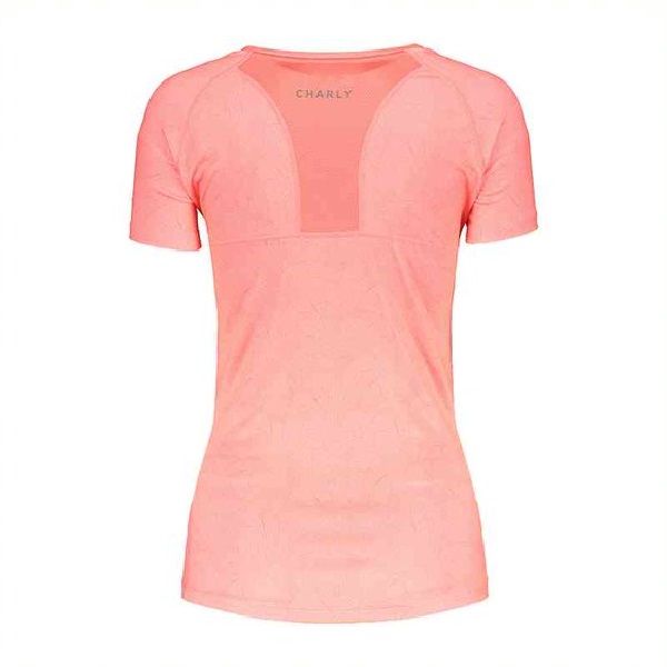 PLAYERA CHARLY DAMA FITNESS CORAL 