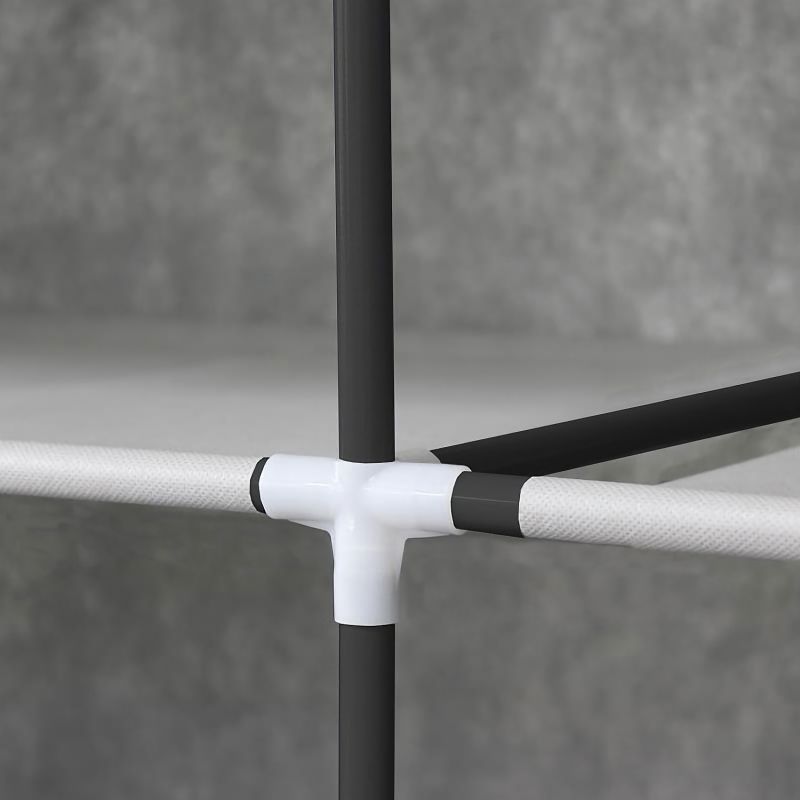 Closet Armable Ropero Eiffel Portatil Entrepaños Organizador Plegable