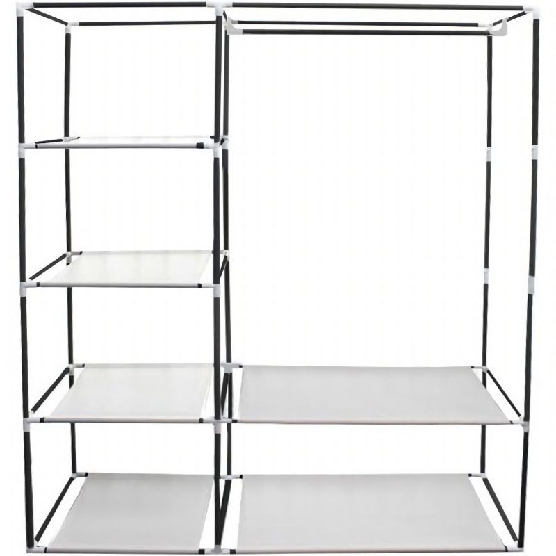 Closet Armable Ropero Eiffel Portatil Entrepaños Organizador Plegable