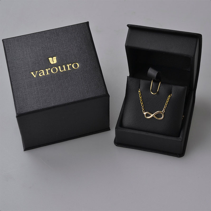Gargantilla Oro Puro 10k Infinito  VAROURO | Collar Amor + Estuche