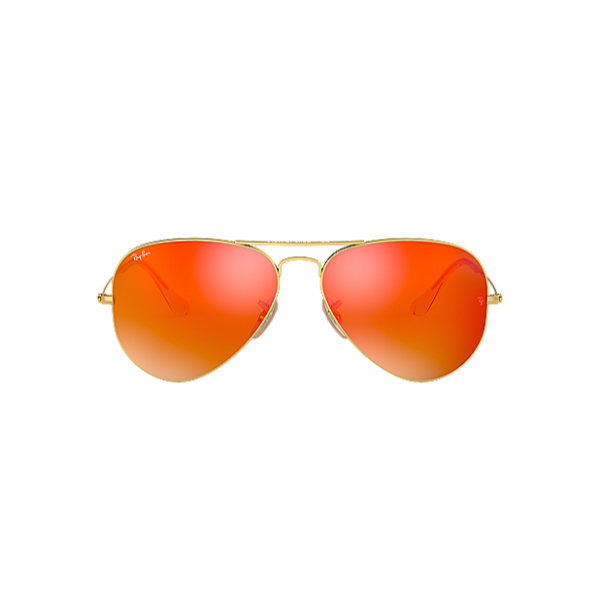 ray ban naranjas espejo