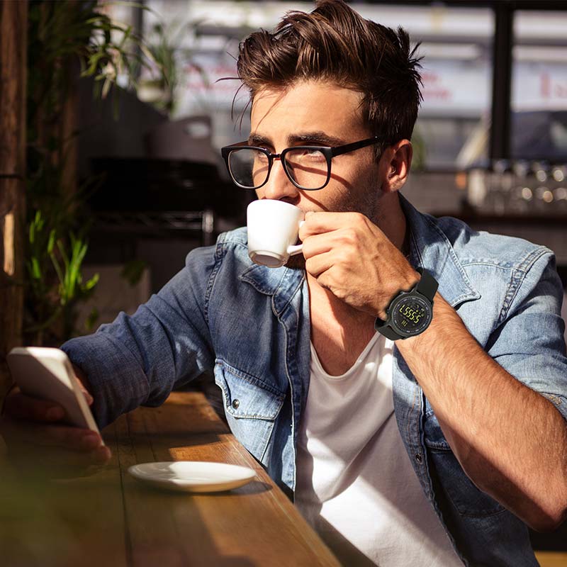 Smartwatch Reloj Inteligente Deportivo con Podómetro Redlemon