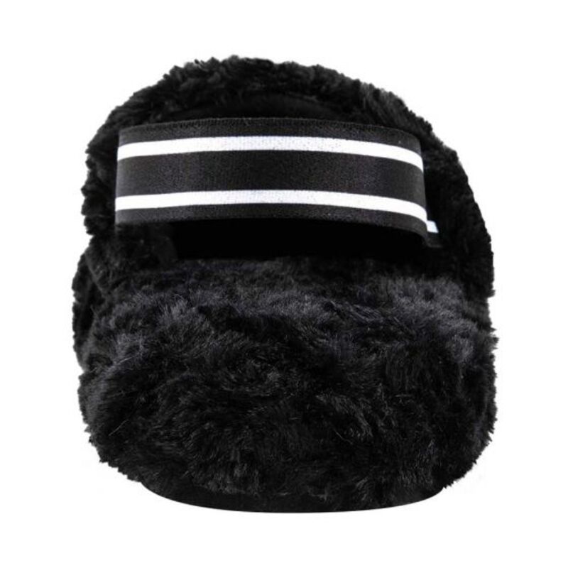 Pantufla Sandalia Para Dama Mujer Peluche Color Negro 419