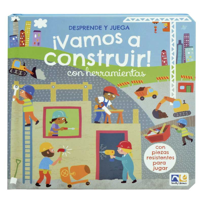 Libro Preescolar Vamos a Construir con Herramientas - Novelty