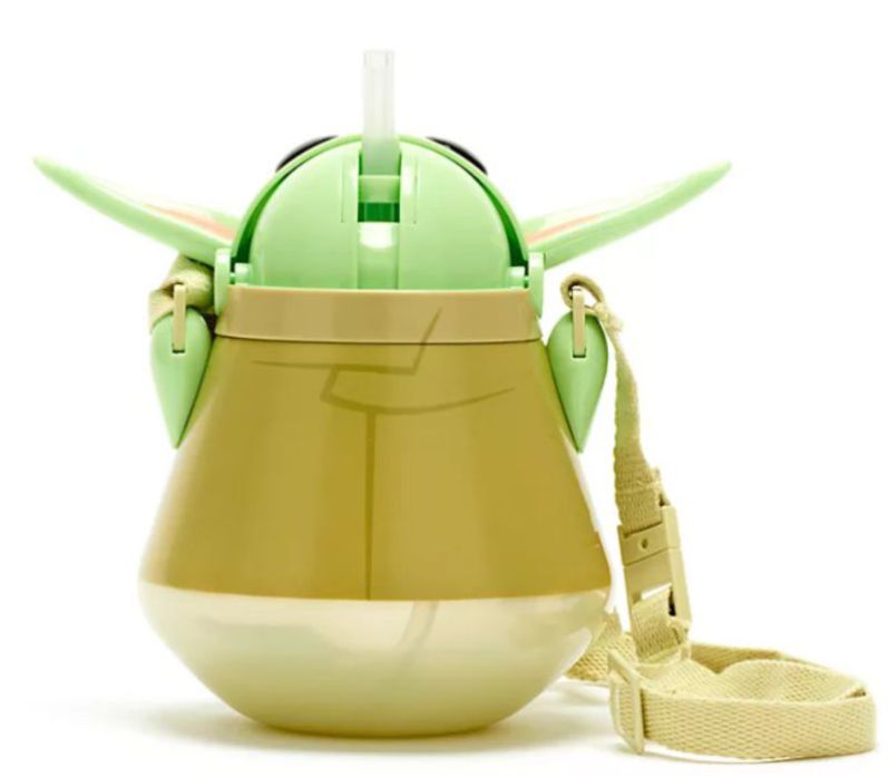 Baby Yoda Botella de agua con tapa abatible Cantimplora Grogu The Mandalorian The Child El Niño Star Wars