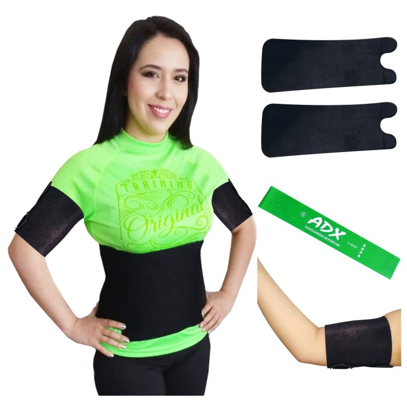 Faja Para Sudar De Neopreno 25 Cm + Complementos