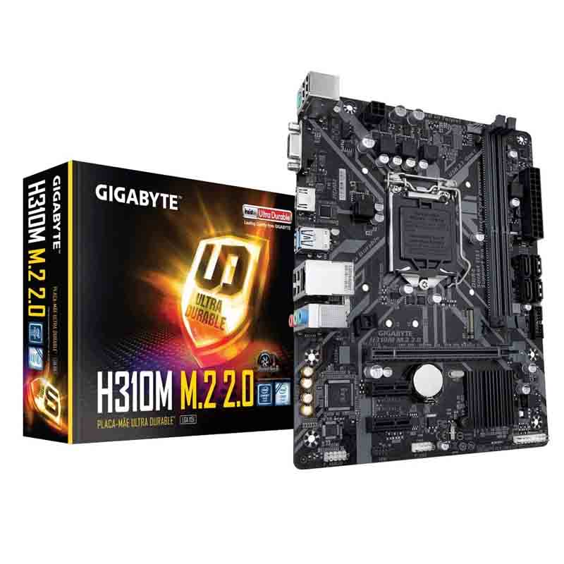 TARJETA MADRE GIGABYTE H310M M.2 2 1151 SOP(8-9) 2XDDR4 2-CH/PCIeX16 USB3.1 M.2 HD