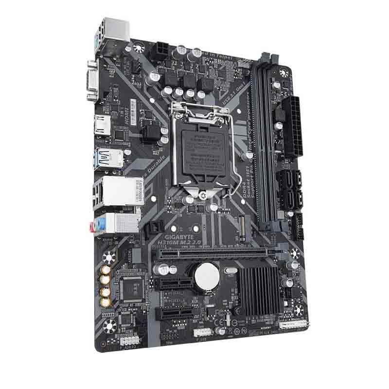 TARJETA MADRE GIGABYTE H310M M.2 2 1151 SOP(8-9) 2XDDR4 2-CH/PCIeX16 USB3.1 M.2 HD