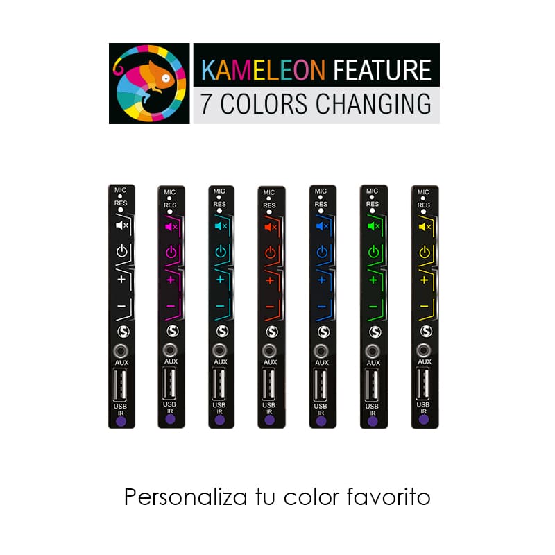 Autoestéreo Pantalla Táctil 7" Bluetooth, Mirror Link, 2 DIN- Steelpro 