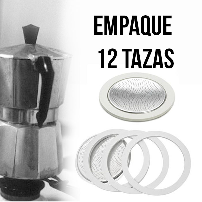 Empaque para Cafetera Italiana Bialetti y Turmix - 12 Tazas