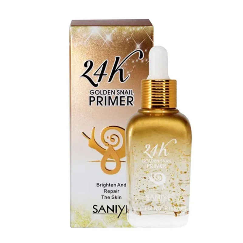 PRE BASE Ilumina Tu Rostro   Primer 24 K Golden Snail Saniye piel suave para que la absorción del maquillaje