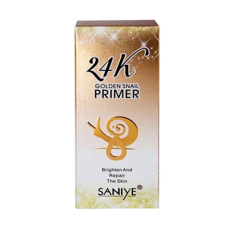 PRE BASE Ilumina Tu Rostro   Primer 24 K Golden Snail Saniye piel suave para que la absorción del maquillaje