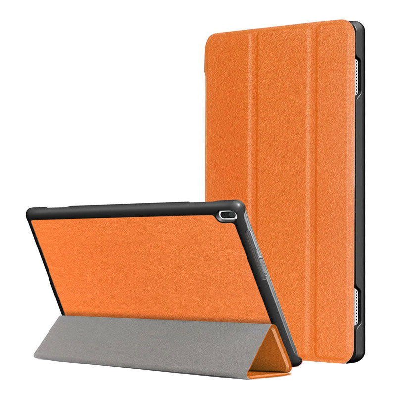 Funda Magnetica Para Tablet Lenovo Tab 4 TB-X304F Tamaño 10.1 PLG. Anaranjado
