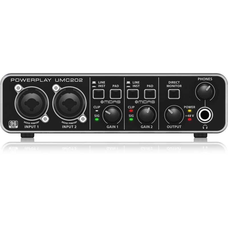 Interfaz Interfase De Audio Behringer U-phoria Umc202hd