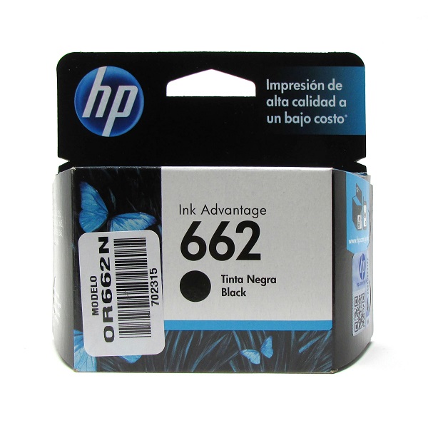 Cartucho Hp original 662 Negro Deskjet 2515/2516/3515/3516