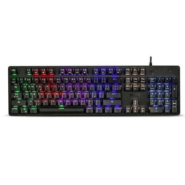 Teclado Gamer Abysmal Armor Mechanical Stf Beast Negro