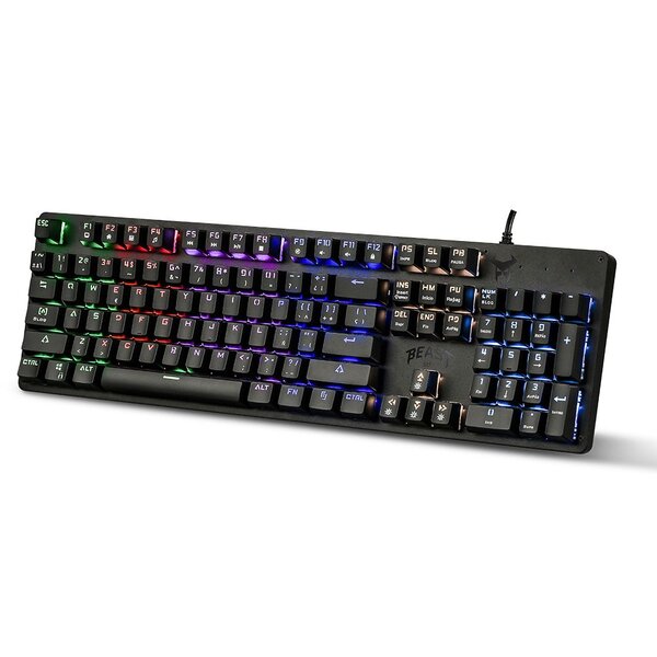 Teclado Gamer Abysmal Armor Mechanical Stf Beast Negro