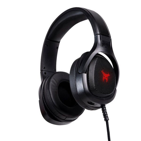 Audífono Gamer Muspell Extreme 7.1 Digital Surround Stf Beast Negro