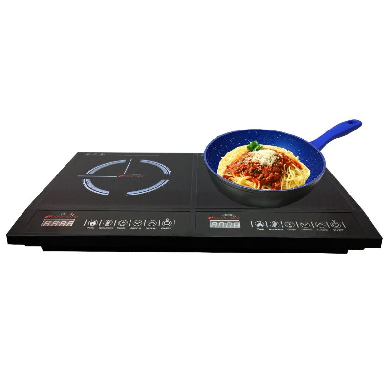 Estufa Parrilla Doble Inducción Magnetica E-Cocinare Cook-03