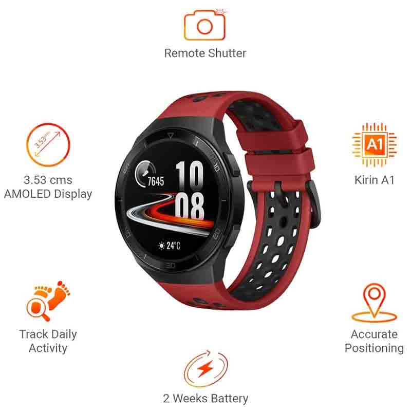 SMART WATCH HUAWEI GTE 2 ROJO GTE2 HCT-B19