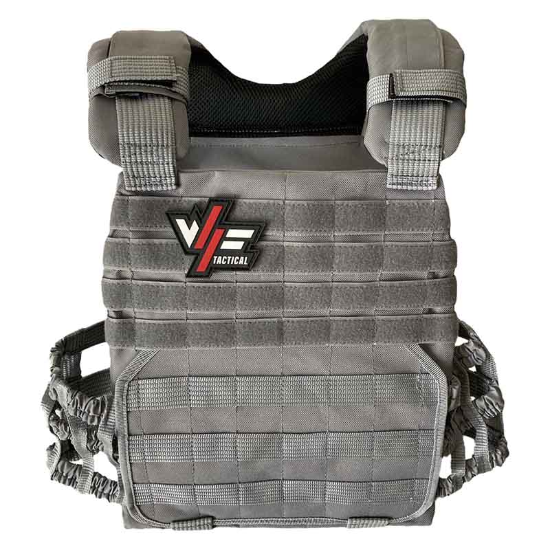 Chaleco de Peso Táctico Crossfit + 2 Placas De 10lb (Gris)