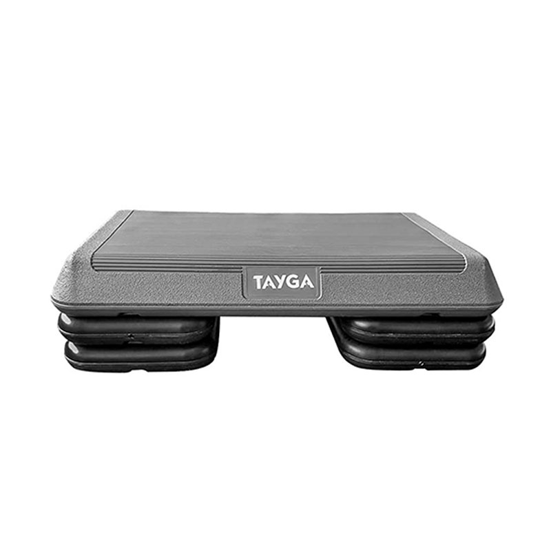 Tayga banco step aerobics pilates gris altura ajustable