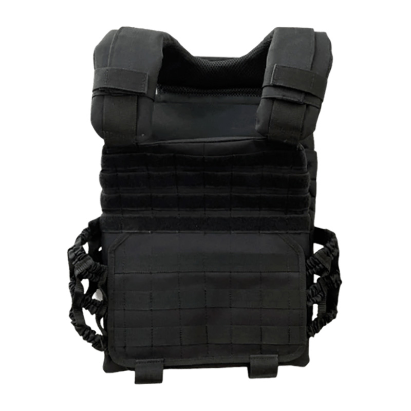 Chaleco de Peso Táctico Crossfit + 2 Placas De 10lb (Negro)