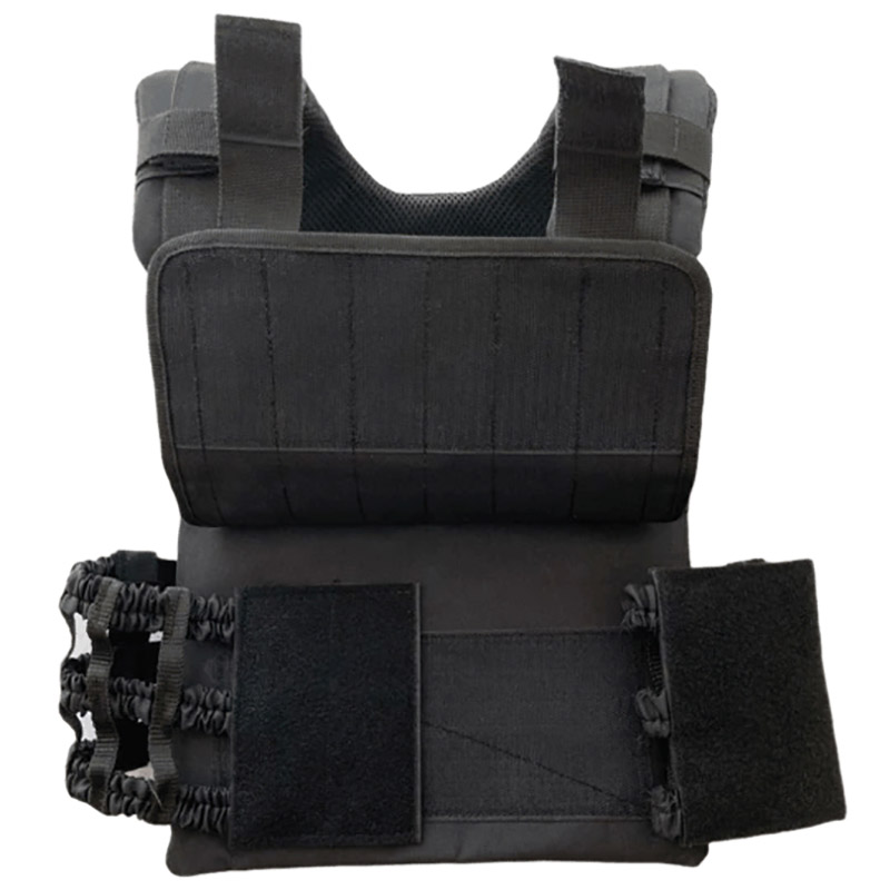 Chaleco de Peso Táctico Crossfit + 2 Placas De 10lb (Negro)