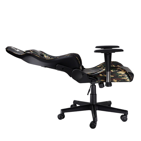 Silla Gamer YUGEN MILITAR Ajustable Reclinable Ergonomica Resistente YG-3010