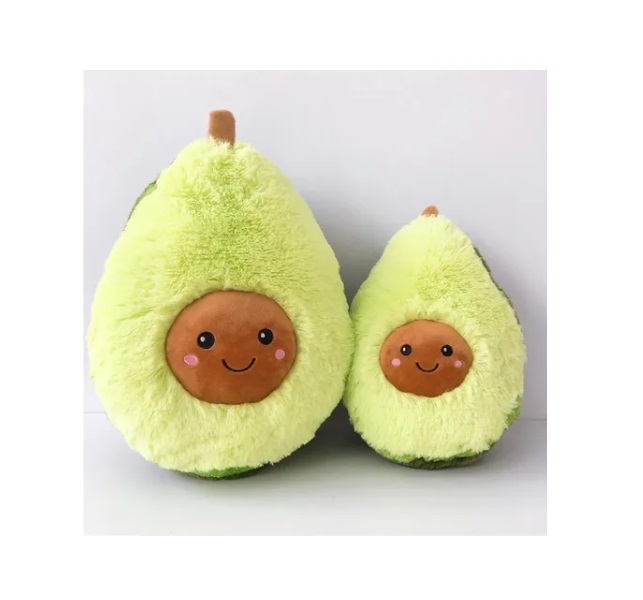 Peluche de aguacate kawaii afelpado 20 cm