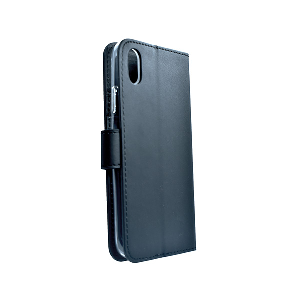 Funda Atti Premier Diary Tipo Cartera Para Iphone Xr Color Negro
