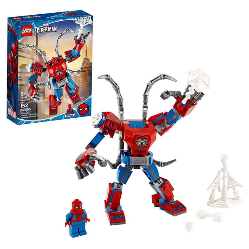 LEGO Armadura Robótica De Spiderman / 152 pzas De Bloques De Construcción 