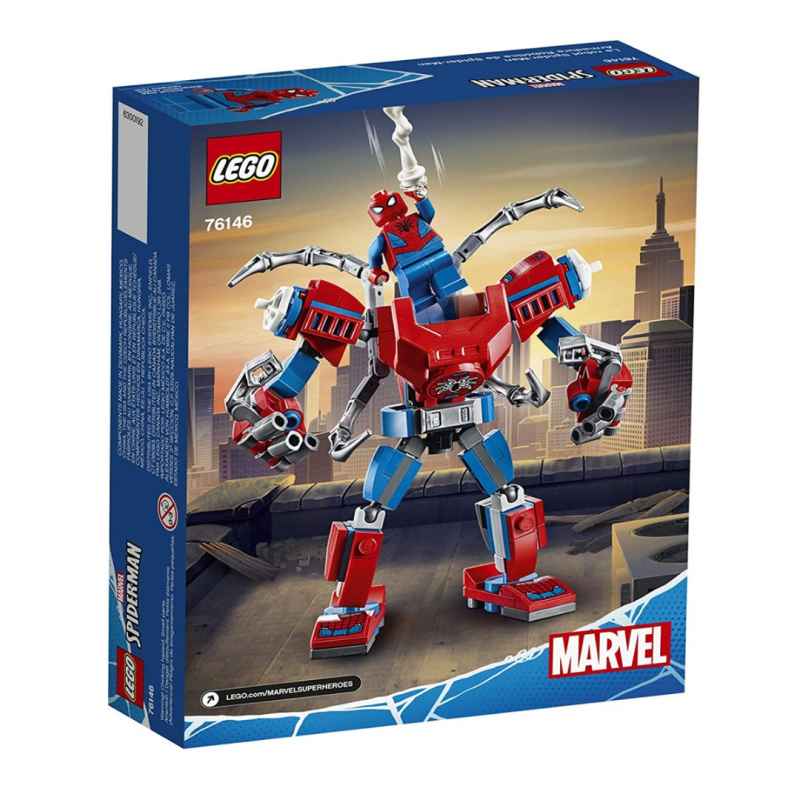 LEGO Armadura Robótica De Spiderman / 152 pzas De Bloques De Construcción 