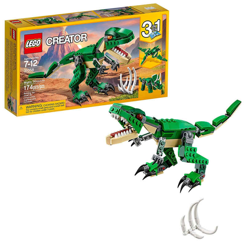 LEGO Creator 3 En 1 Grandes Dinosaurios construcción de bloques  / 174 pzas