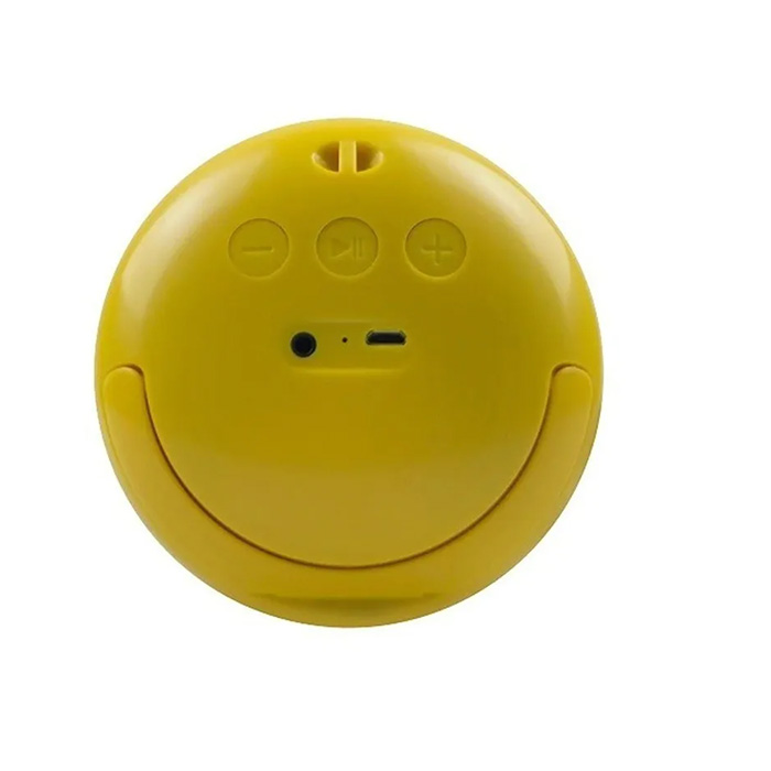 Bocina Bluetooth con Emoji de lentes y micrófono integrado