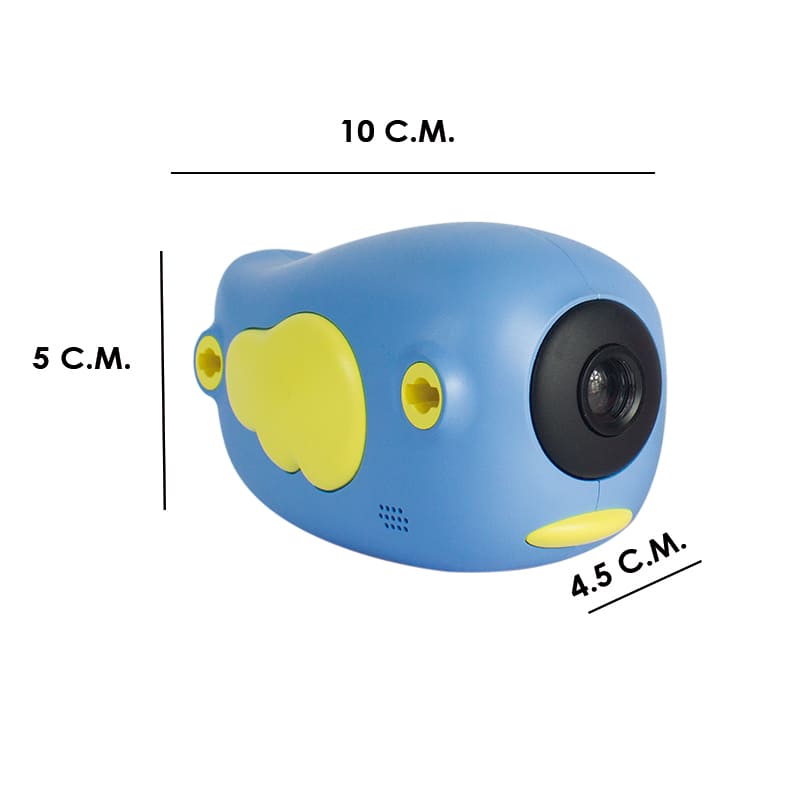 Camara Digital y Video de 12 Megapixeles Mp Videocamara Infantil, Pantalla de 2 Pulgadas HD