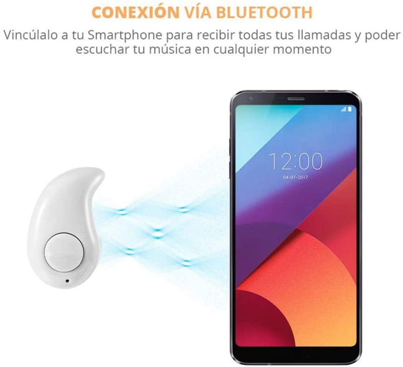 Mini Audífono Manos Libres Bluetooth