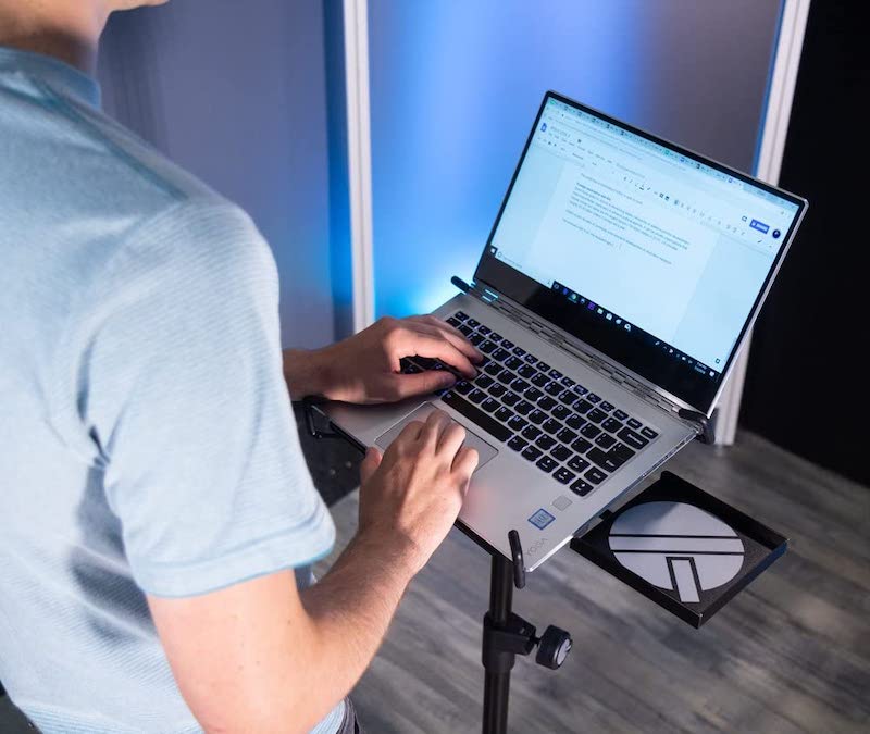 Soporte Base De Pie Tripode P/ Laptop, Quiklok Lph004