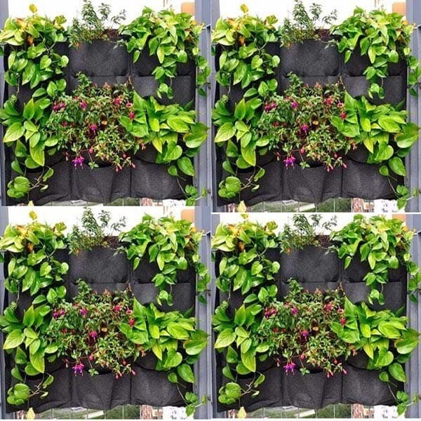 Jardin vertical natural 4 piezas Muros Verdes Naturales Geotextil