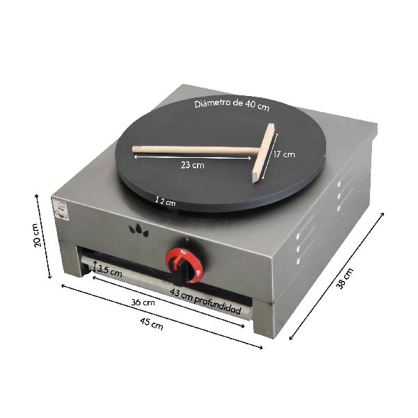 Maquina De Crepas , crepera A Gas Comercial