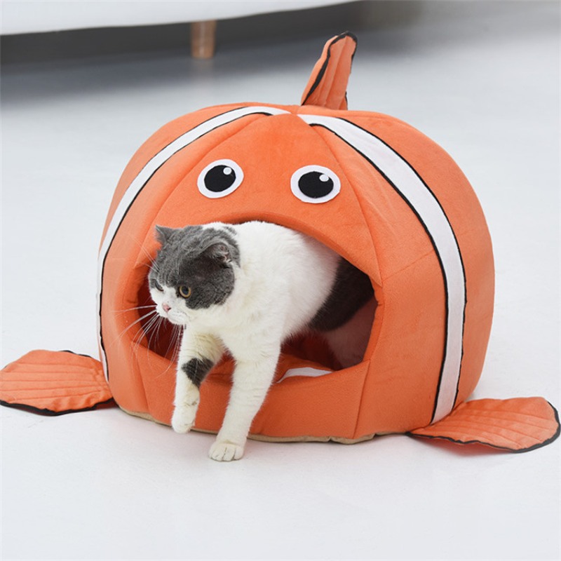 Casa Cama Para Mascotas NEMO | Casa Túnel Gatos Portátil |  