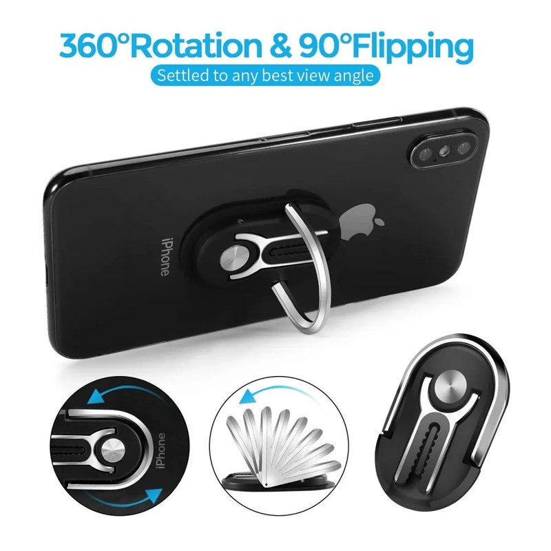 SOPORTE TIPO ANILLO PARA CELULAR, MULTIFUNCION, 3 EN 1