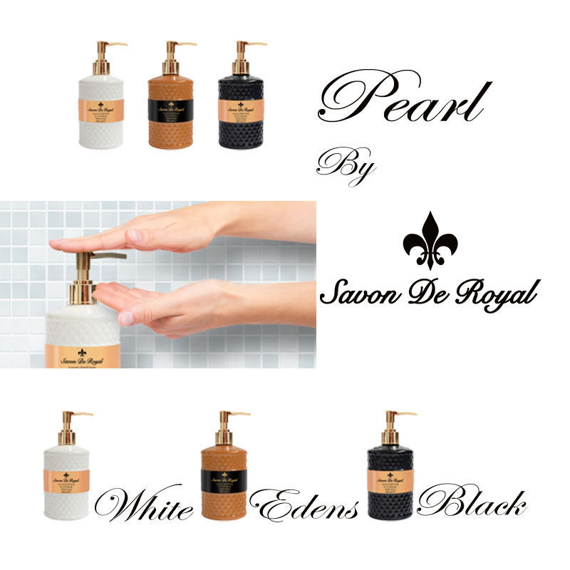 Savon De Royal Pearl Lujoso Jabón Líquido Vegano Pack de 3 c/500 ml c.u.