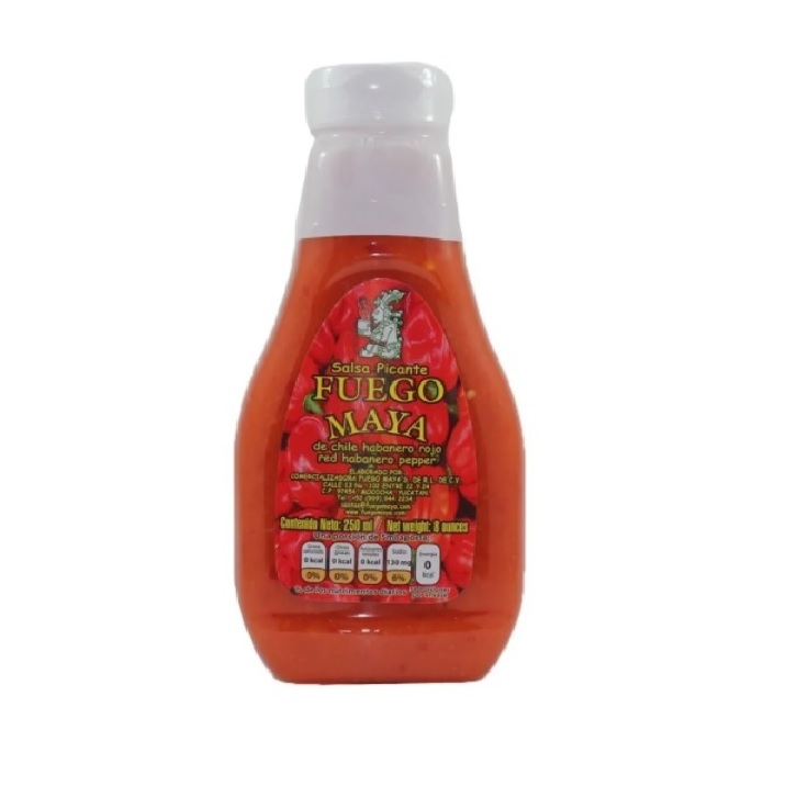 Salsa de Habanero Fuego Maya 250 ml