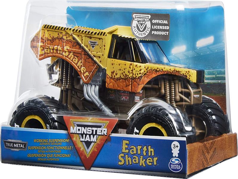Monster Jam Vehiculo Hot Wheels Earth Shaker 1:24 Escala
