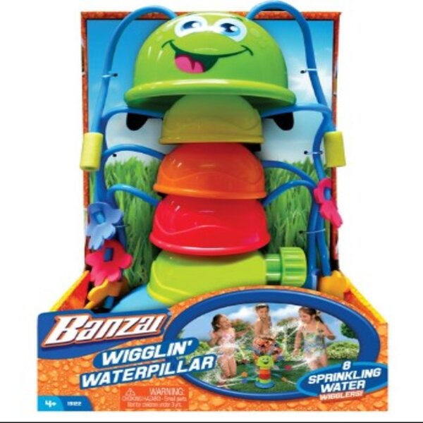 Regadera de Gusanito, Aspersor de agua para jardin BANZAI Wigglin Waterpillar