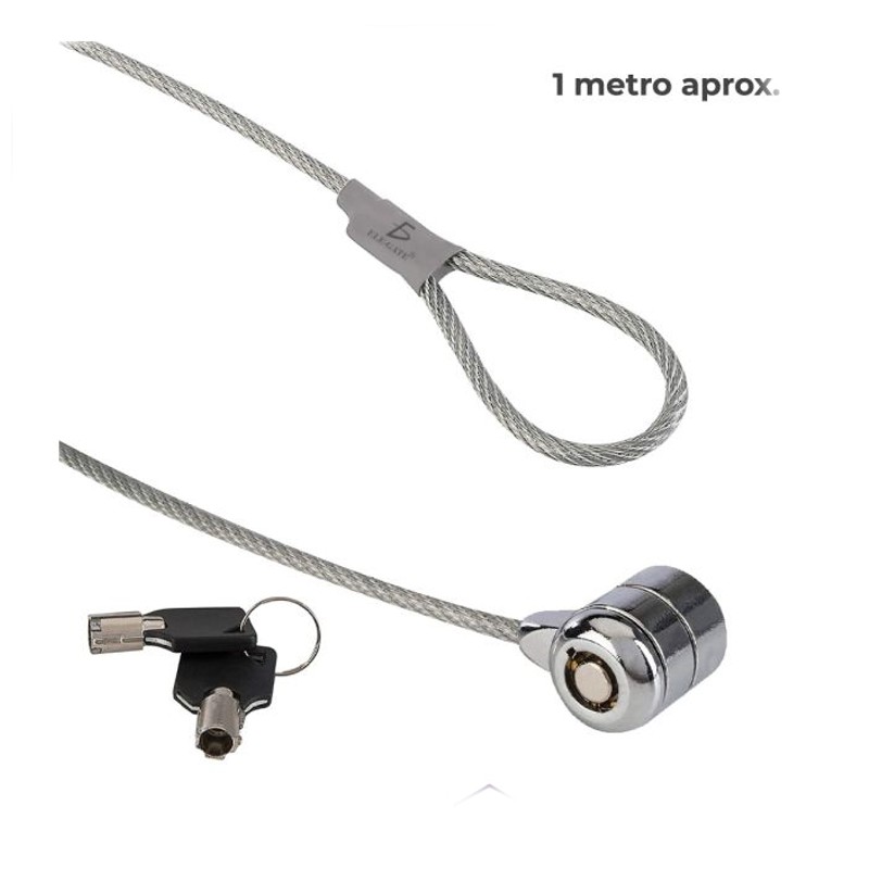 CANDADO DE SEGURIDAD CON LLAVE PARA LAPTOP